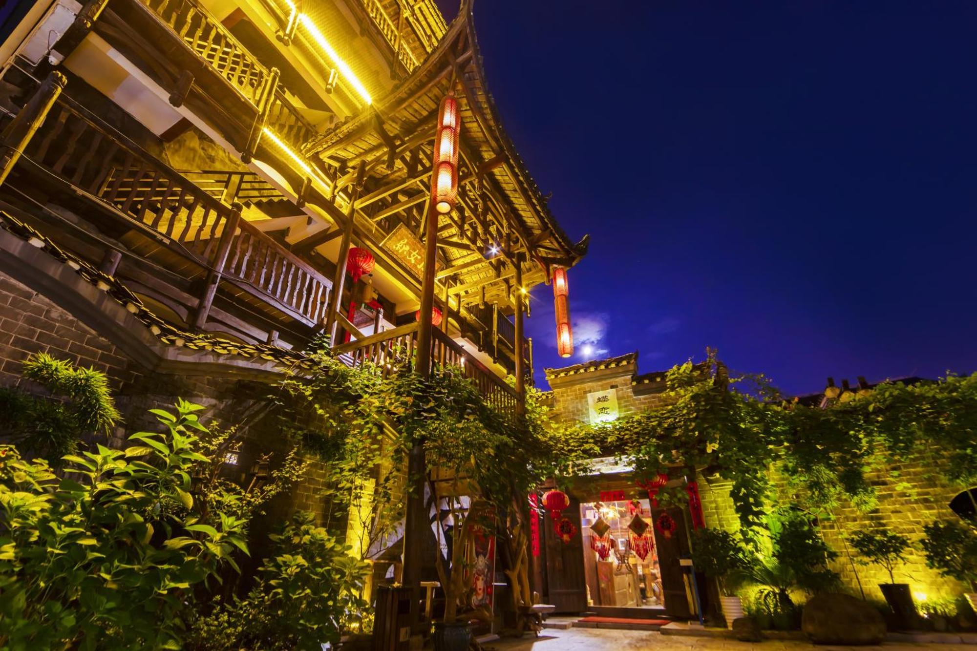 Butterfly Flowers Inn จางเจียเจี้ย ภายนอก รูปภาพ