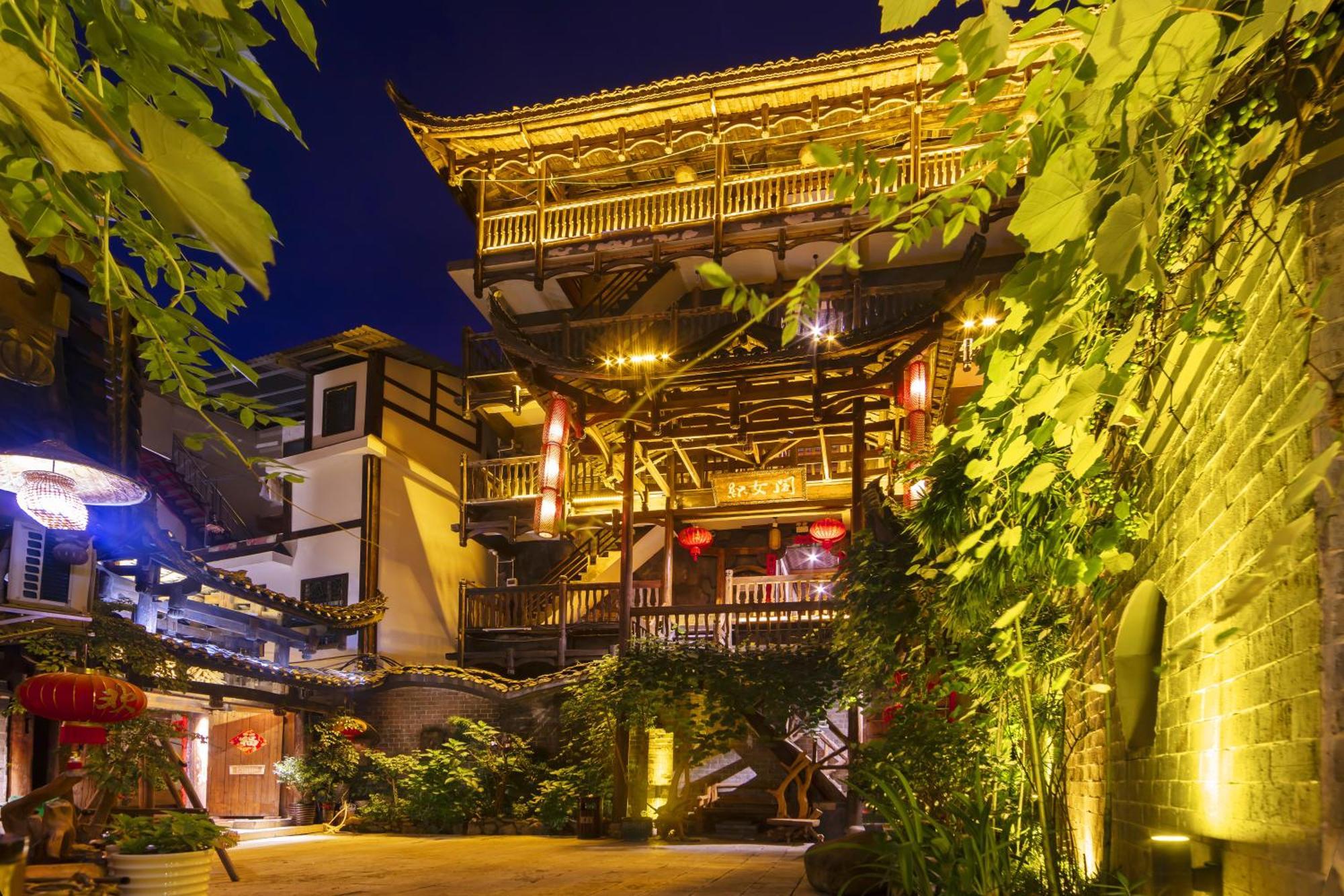 Butterfly Flowers Inn จางเจียเจี้ย ภายนอก รูปภาพ